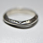 Stacker ring southwest etched design band sterling silver women girls