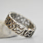 Celtic Rope ring size 5.50 braided pinky band sterling silver biker women girls