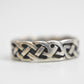 Celtic knot ring size 5.50  pinky band sterling silver biker women girls