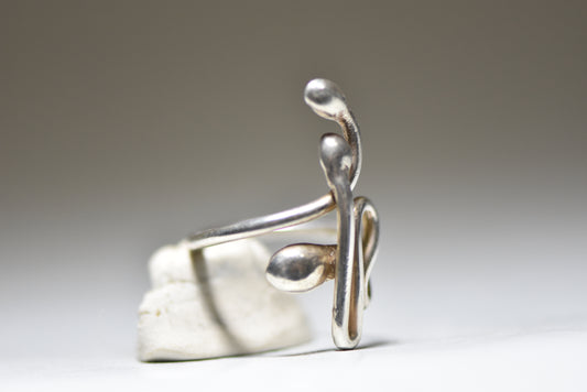 family ring mother father child band sterling silver women girls band