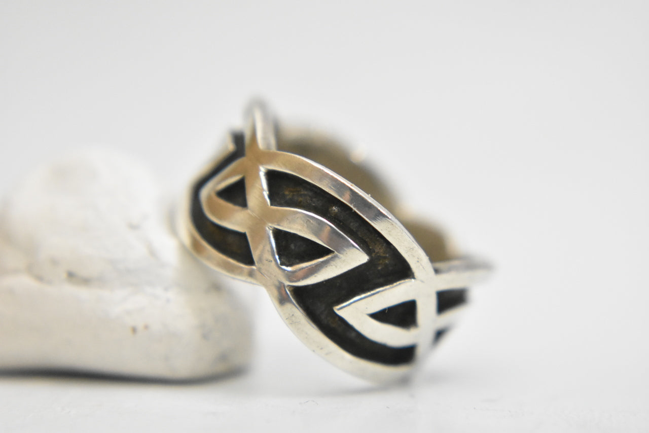 Celtic ring Size 6.25 Irish knot band sterling silver women