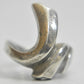Chunky ring size 7.25 Curve thumb band women sterling silver