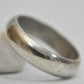 wedding ring thumb band men sterling silve Size 9.75