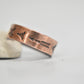 Crossed Arrows ring spears copper Native American band  Size  5.50