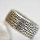 spinner ring braided rope band sterling silver boys women size 6.50