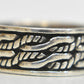 rope ring thumb band sterling silver women men  Size 8.50