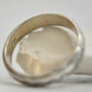 Vintage wave slender ring stacker band sterling silver ring size 7.75