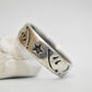 star ring shooting star thumb moon band sterling silver men Size 11