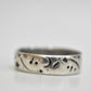star ring shooting star thumb moon band sterling silver men Size 11