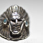 Chief ring size 8.25 feathers turquoise tribal women men sterling silver