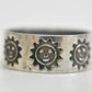 sun ring  sterling silver band Mexico southwest women Size 8.25