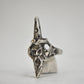 Wizard ring pinky band stars women sterling silver Size 6