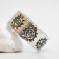 sun ring  sterling silver band Mexico southwest women Size 8.25
