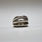 Chunky Ring Size 6.75 Bulky Boho Dome Sterling Silver Band girls women