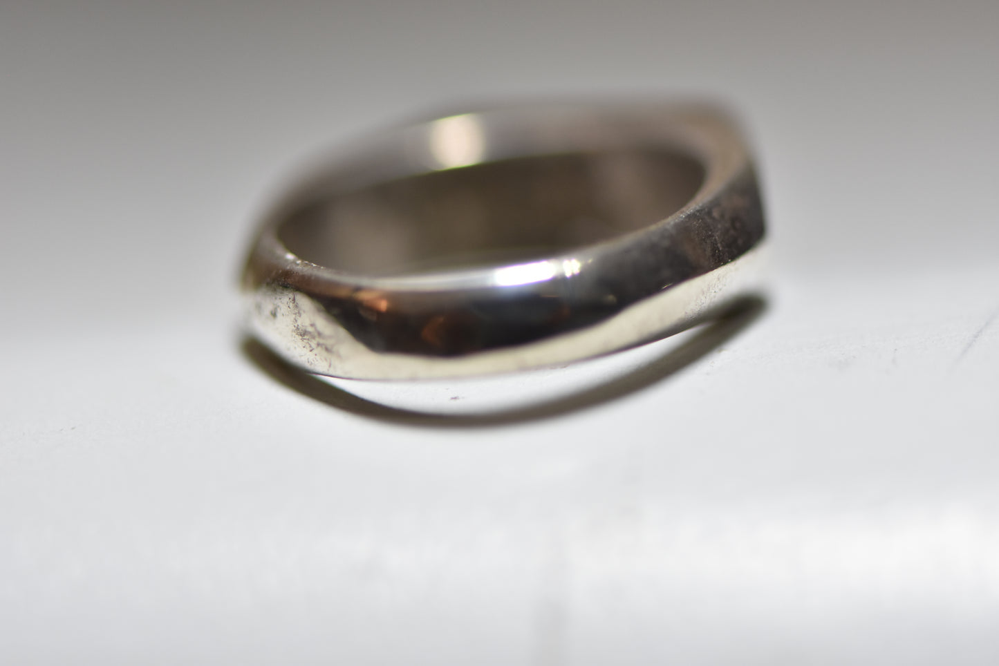 Malachite ring pinky stacker southwest band sterling silver