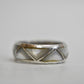 Zuni Ring Wedding band MOP Ring sterling silver pinky boys  band   Size 4.50
