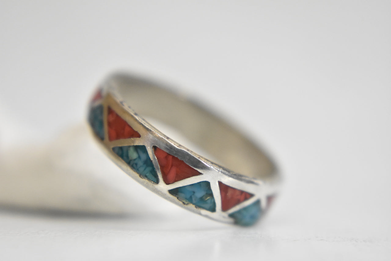 Women's turquoise and coral store band