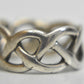 Knot ring thumb rope band  sterling silver Mexico Size 7.25