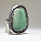 Turquoise ring long Navajo southwest sterling silver