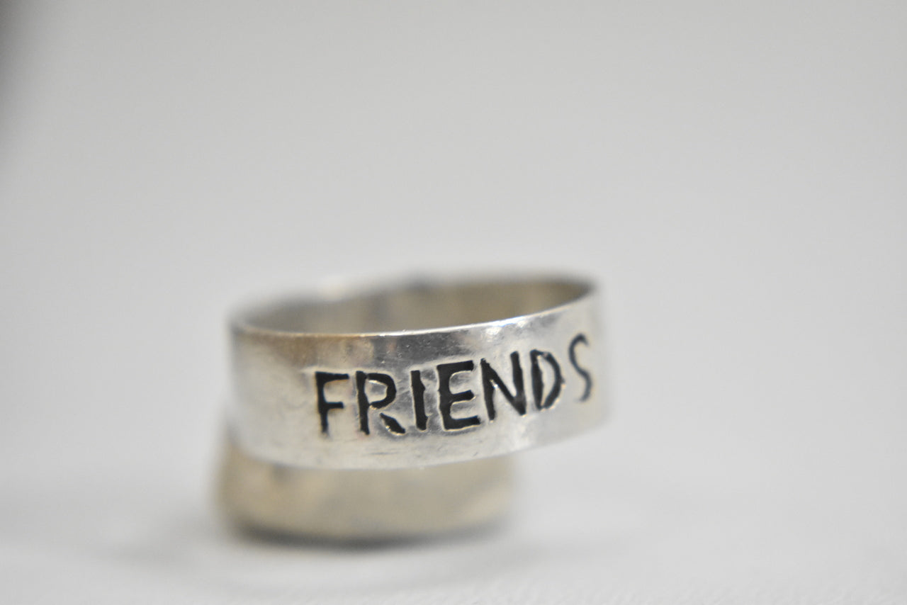 Promise Rings 3mm Sterling Silver Band, Stackable Customized Name Ring,  Engraved Rings for Women, Friendship Rings,