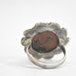 Mahogany Jasper ring sterling silver natural earth tones women Size  6.75