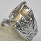 Bells Spoon Ring in New Year sterling silver thumb band Size 7.25