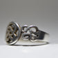 Celtic ring size 7.75 Irish knots band rope women men sterling silver