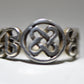 Celtic ring size 7.75 Irish knots band rope women men sterling silver