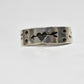 Heart Band Arrow Ring Sterling Silver Band Size 12.50 Men