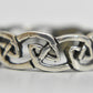 Celtic ring size 8.25 Irish knot band sterling silver men