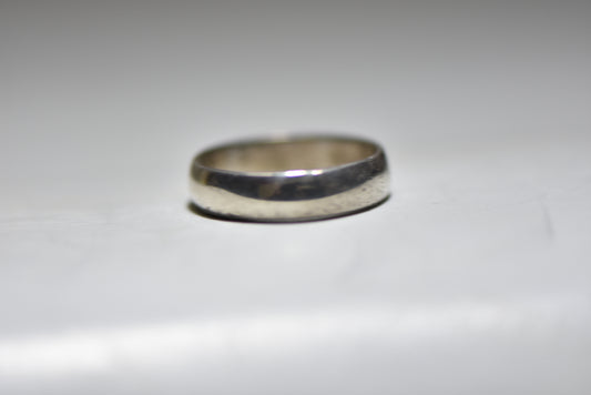 Wedding band sterling silver ring Mexican men women   Size  7.75