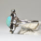 Turquoise ring southwest baby pinky Navajo sterling silver women