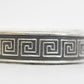 Greek Key ring sterling silver band men size 12