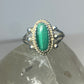 Malachite ring sterling silver pinky Navajo southwest