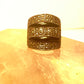 Cigar band size 7.50 marcasites art deco  sterling silver women girls