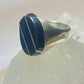 Onyx ring size 10.25 Mexico Mexican sterling silver women  men