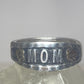 Mom ring size 6.25 Black Hills Gold leaves  Mothers Day band sterling silver women