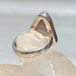 Stone ring southwest band sterling silver women