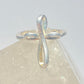 Cross ring  religious band sterling silver women girls