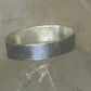 Feather ring wedding band Sterling Silver men women