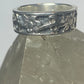 Floral ring flowers band sterling silver women girls