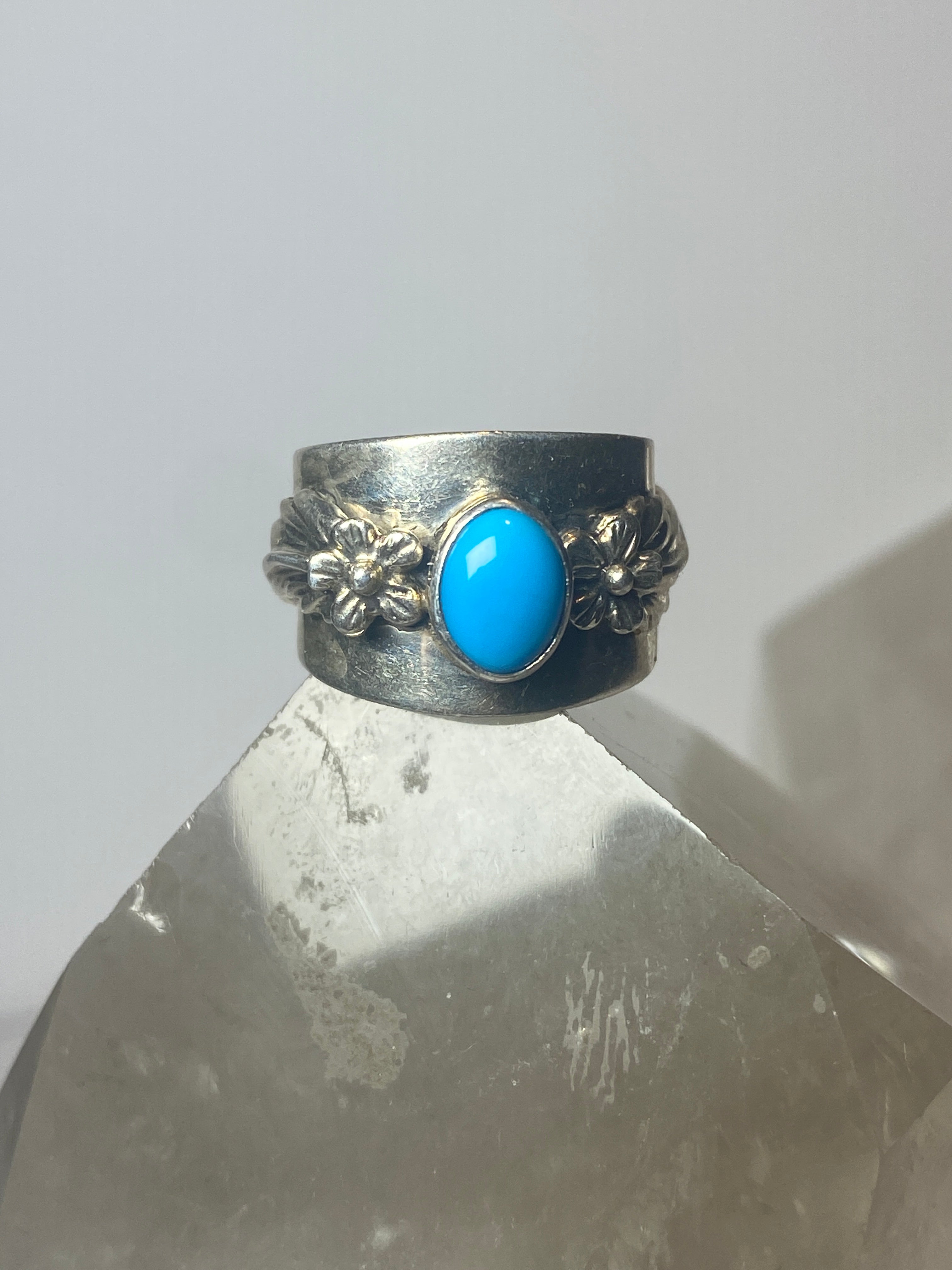 Carol outlets Felley Southwest Sterling Silver Turquoise Ring ~ Size 7