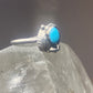 Turquoise Ring  southwest pinky sterling silver women girl gg