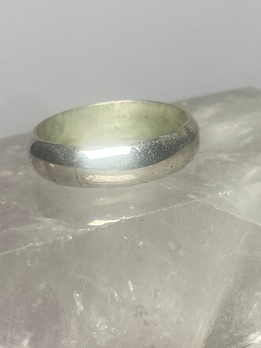 Plain ring wedding band stacker sterling silver women men y