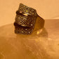 Cigar band size 7.50 marcasites art deco  sterling silver women girls