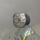Horseshoe ring size 6.75 Black Hills Gold sterling silver with overlay 12K