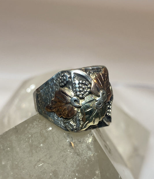 Eagle ring Black Hills Gold  band sterling silver 10K women men
