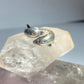 dolphin ring bypass band sterling silver ring women