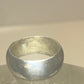 Plain ring wedding band pinky size 4.75 sterling silver  i