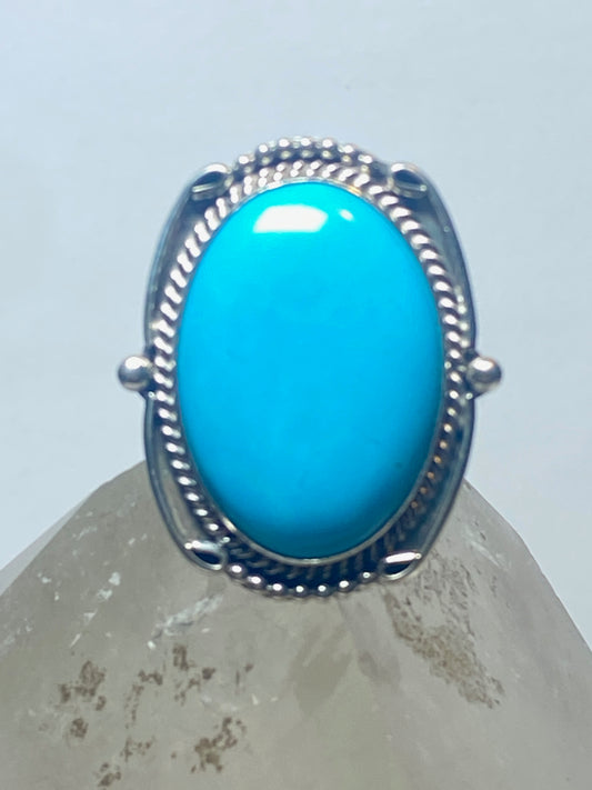 Turquoise ring Calladitto Navajo sterling silver women girls